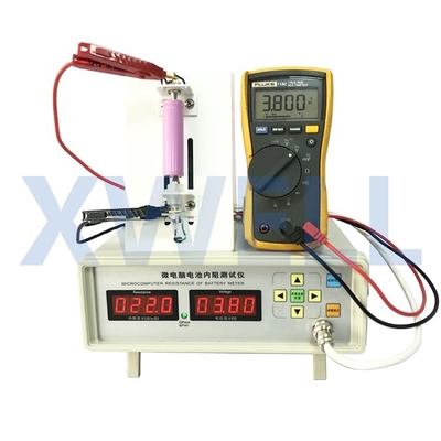 Tester interno di resistenza di impedenza della batteria per 18650 26650 21700 32700 cellule