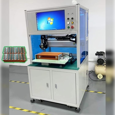Saldatrice a punti automatica del pacco batteria singolo lato per 18650 21700 celle cilindriche
