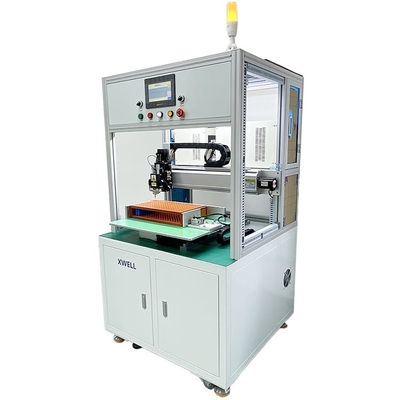 Singola macchina automatica laterale della saldatura a punti per la striscia cilindrica del nichel del pacchetto della batteria