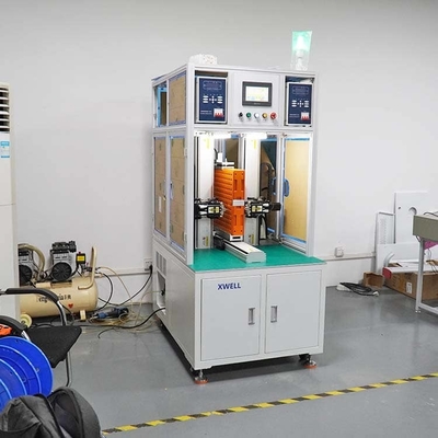 Macchina di saldatura automatica a doppio lato per la fabbricazione di batterie Li-Ion