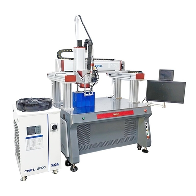 Macchina di saldatura a laser automatica per batterie al litio prismatiche