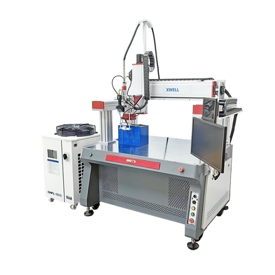 Saldatura laser a batteria al litio 2000W 4 assi