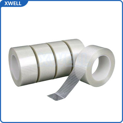 Fiberglass Mesh Tape 0.15mm Thick 5cm Width Hot Melt Adhesive