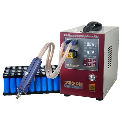 Macchina da tavolino della saldatura a punti per un driver commovente capo pneumatico di 18650 batterie