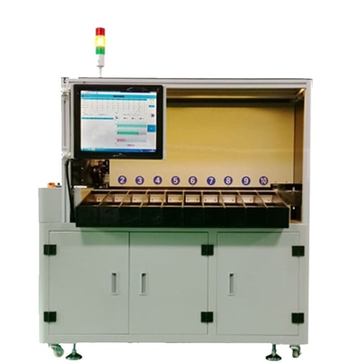 Attrezzatura cilindrica della batteria al litio, macchina di ordinamento automatico di Manica 10
