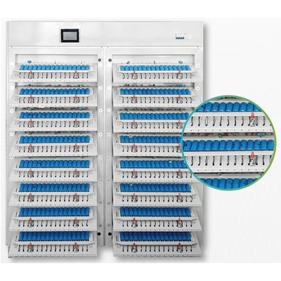 Tester di capacità della batteria 18KW 18650, analizzatore cilindrico di scarico della batteria delle cellule