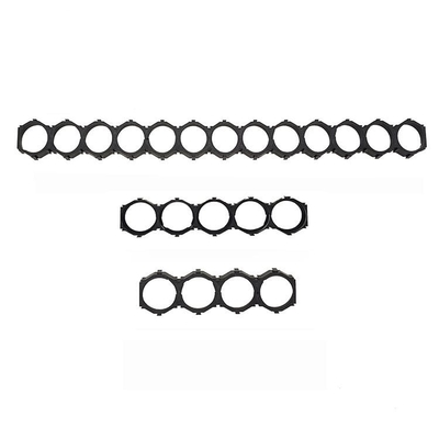 Colore cilindrico del nero di dimensione delle cellule 6P 10P 13P della cassetta portabatterie dell'ABS 18650 2