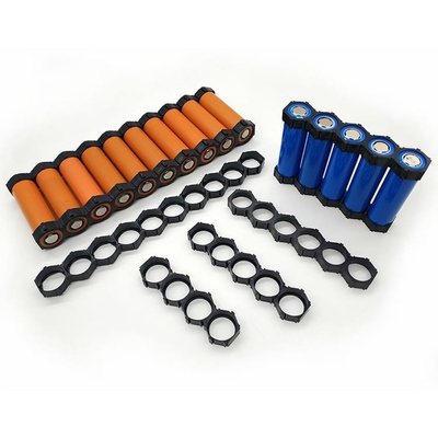 Colore cilindrico del nero di dimensione delle cellule 6P 10P 13P della cassetta portabatterie dell'ABS 18650 2