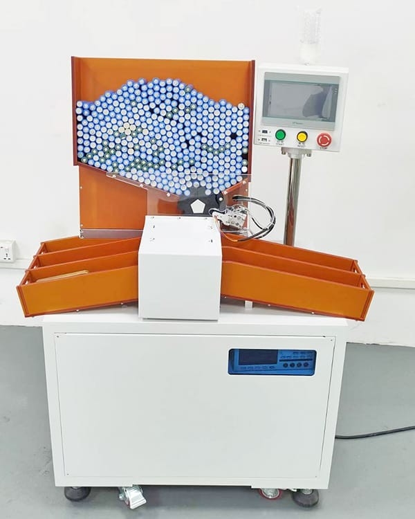 Vaglio della batteria automatica di Manica 5 per la cellula 18650 26650 32650 21700