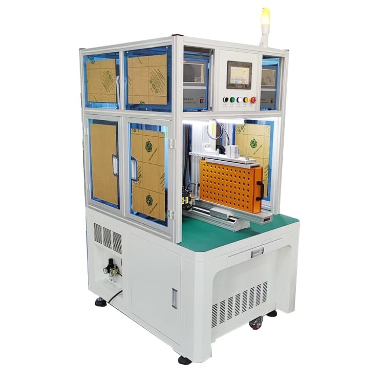 Doppio saldatore a punti parteggiato completamente automatico For Cylindrical della batteria al litio 18650 26650 21700