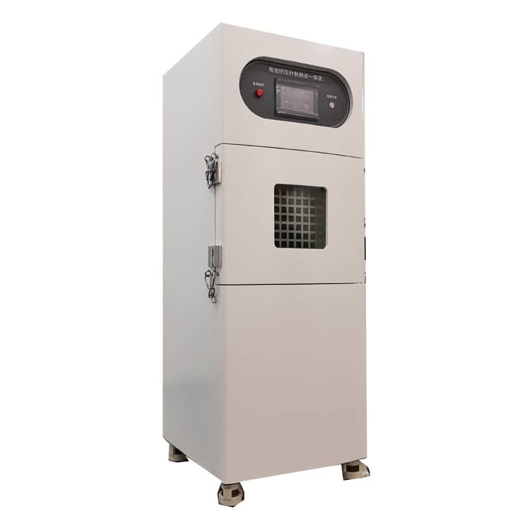 20kN Battery Pack Testing Machine Batteria al litio Extrusion Needle Punch Servo Motor Drive
