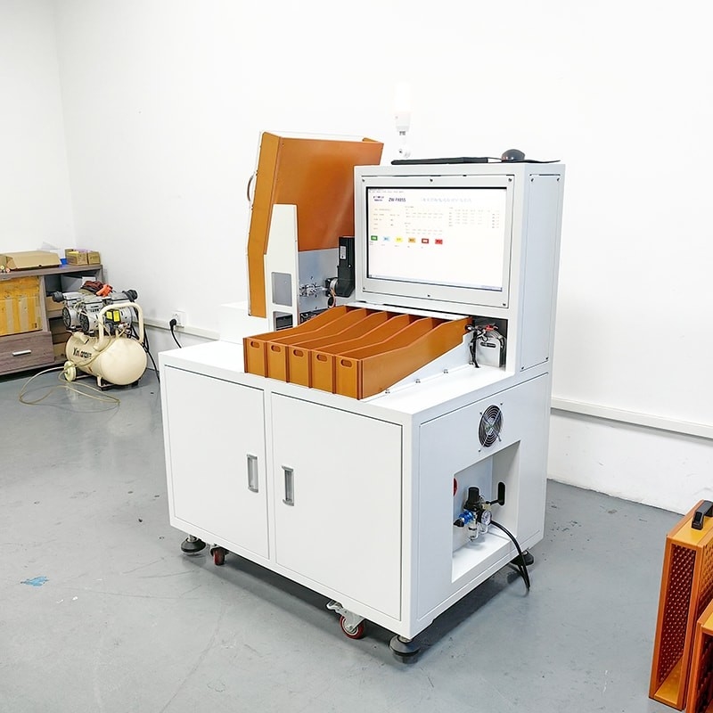 PLC Battery Cell Sorting Machine 5 Channel Cylindrical Cell IR Voltage Tester