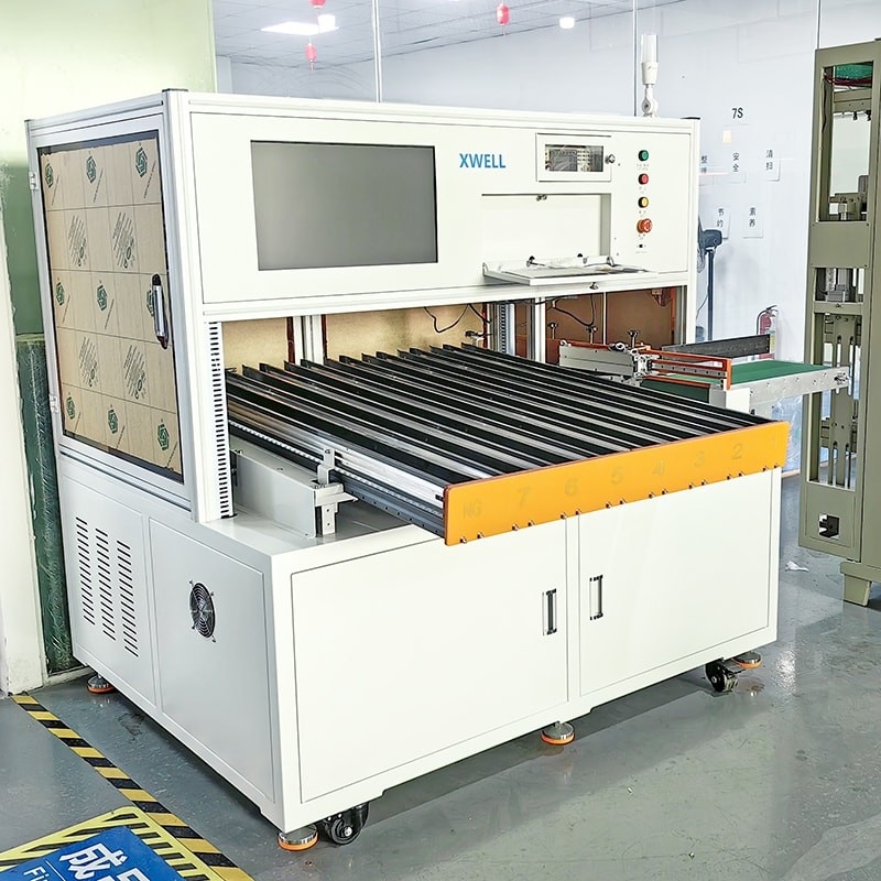 Macchina di smistamento automatico delle celle della batteria Equipaggiamento di smistamento delle batterie al litio ternari