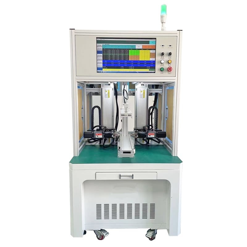 Saldatrice automatica a punti a doppia resistenza laterale batteria a pacchetto all' ione di litio Saldatrice a punti per 18650 21700