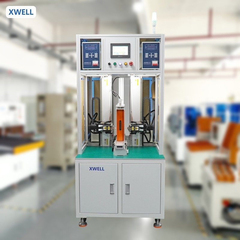 High Quality Automatic Double Side Lithium Battery Cell Spot Welder per la linea di assemblaggio delle celle delle batterie cilindriche