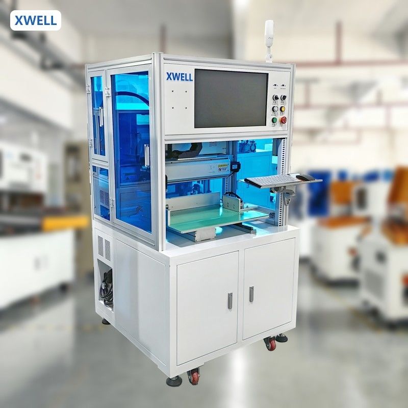 Macchina di saldatura a punto a batteria automatica a lato singolo per 18650 21700 pacchetti di celle cilindriche