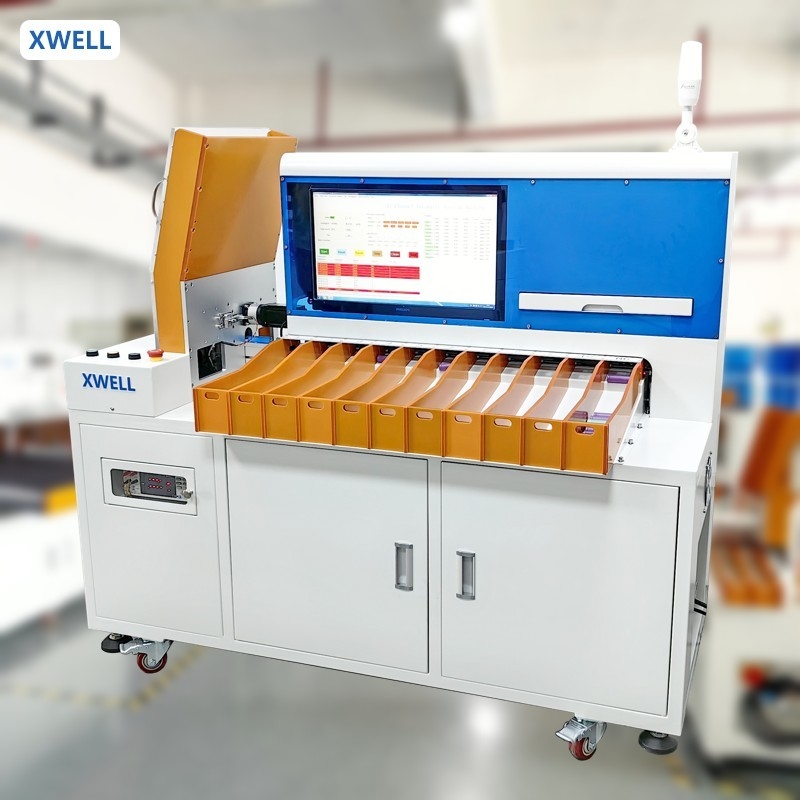 Macchina di selezione automatica per la selezione delle batterie a 11 canali per incollare celle cilindriche