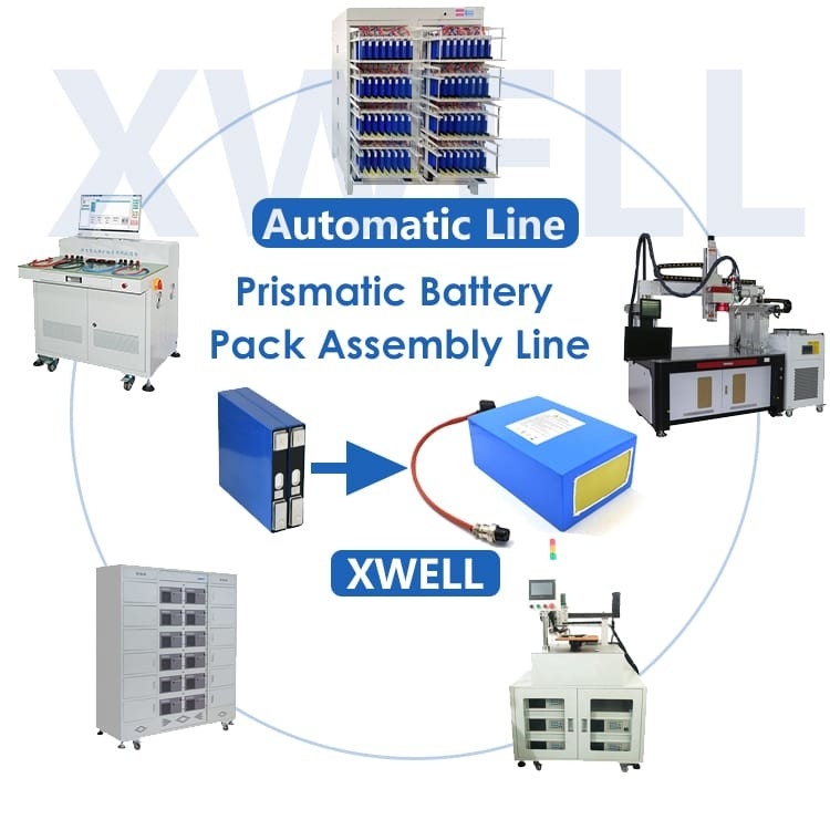 Manica di Ion Battery Pack Production Machine 13 del litio per la cellula quadrata prismatica