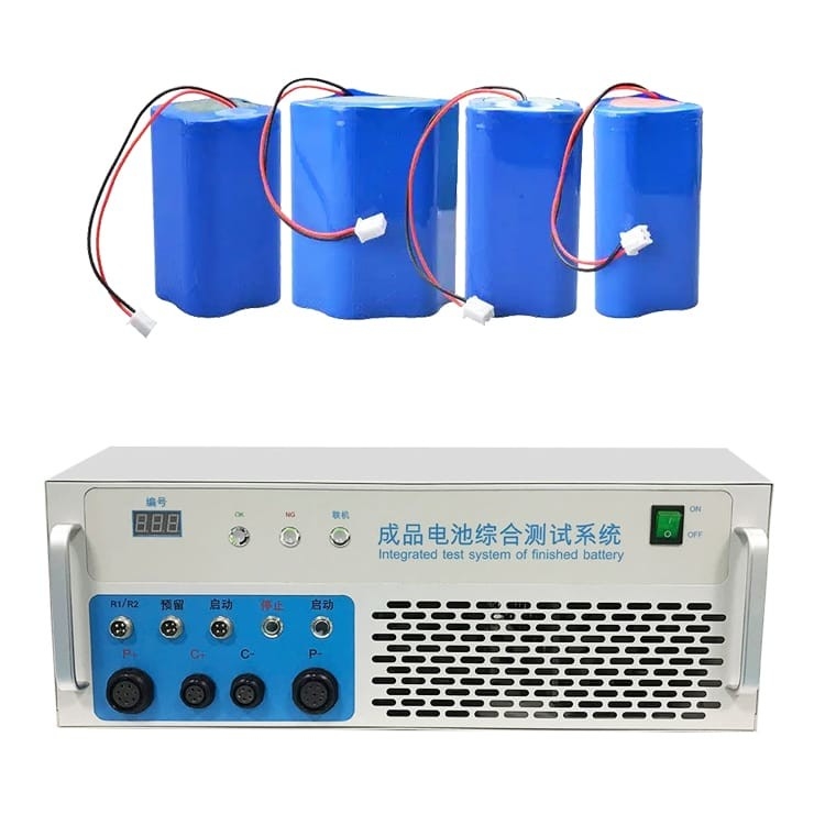 macchina completa della prova del tester del pacchetto della batteria dello ione 18650 del litio di 100V 200A per prova della batteria Finished