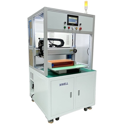 Singolo lato della macchina di alluminio elettrica automatica della saldatura a punti per il pacchetto cilindrico della batteria