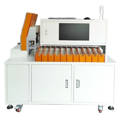 Buon prezzo Selezionatore automatico della batteria di 11 canale del laboratorio per l'Assemblea cilindrica del pacchetto della batteria delle cellule in linea