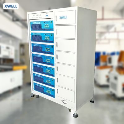 Macchina per l'invecchiamento di pacchi batteria da 12 canali 70V 5A di carica 10A di scarica per pacchi batteria agli ioni di litio