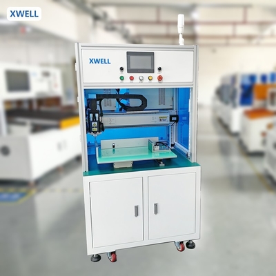 Impianto di saldatura rotativa CNC automatica a lato singolo per pacchi batteria elettrici per saldatura a punti per pacchi batteria agli ioni di litio