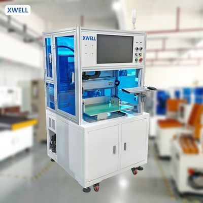 Prezzo buono XW-ADW Automatica a doppia batteria laterale per saldatura a punti 8000A Controllo PC a testa di saldatura rotabile inclinato in linea