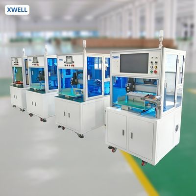 Prezzo buono XW-ASW macchina di saldatura automatica a singolo lato 5000A-10000A per 18650 21700 26650 32700 assemblaggio del pacchetto batterie in linea