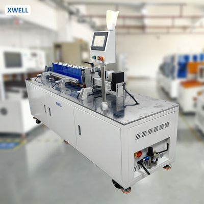 Prezzo buono XW-PC12-300 Macchina di Compressione per Batterie Prismatiche Compatta Pressione 300kg Corsa 800mm Controllo Touch Screen in linea