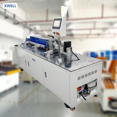 Prezzo buono XW-PC12 Macchina per compressione prismatica automatica della batteria 500 kg Pressione 1200 mm in linea